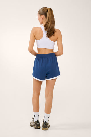 REPLAY RETRO SHORT COLLEGE BLUE