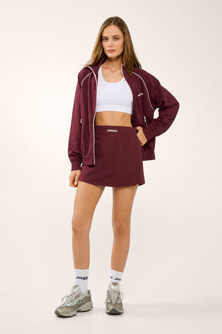 ELEMENT SWEAT SKIRT CHERRY