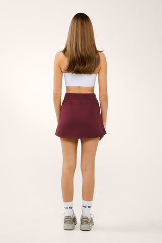 ELEMENT SWEAT SKIRT CHERRY
