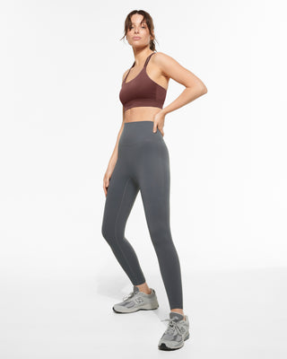 MOTION SUPER HIGH WAIST ANKLE BITER ULTRA FLEX LEGGING STEEL