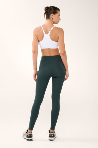ESSENTIAL FULL LENGTH THERMATCH LEGGING PINE GREEN