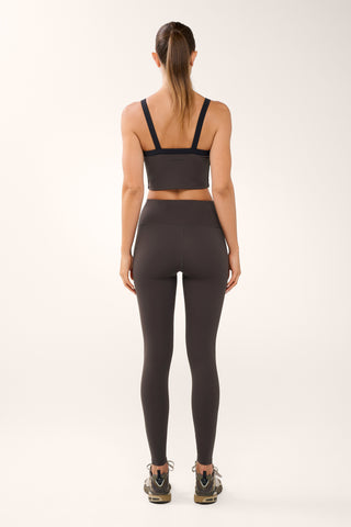 ESSENTIAL FULL LENGTH ULTRA FLEX LEGGING COFFEE BEAN