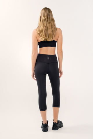 PENINSULA 3/4 BASELINE LEGGING BLACK/WHITE