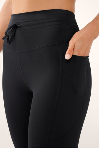 PACE ANKLE BITER POCKET DRAWCORD LEGGING BLKBLK