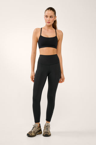 CLASSIC 7/8 POCKET BASELINE LEGGING BLACK/SAGE