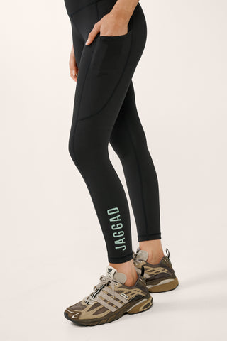CLASSIC 7/8 POCKET BASELINE LEGGING BLACK/SAGE
