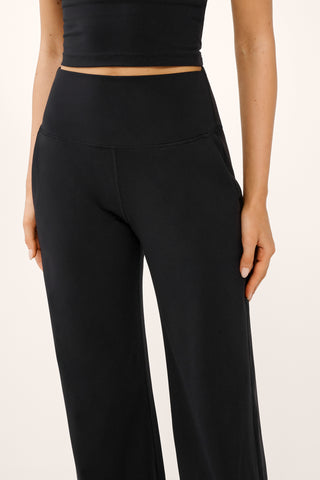 RUE WIDE LEG SOFTFLEX PANT BLACK