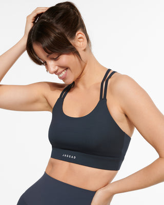 MOTION STRAPPY CROP BRA MIDNIGHT