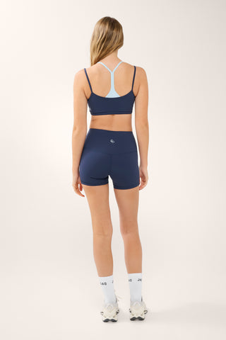 SAN DIEGO DOUBLE LAYER CROP TOP DARK NAVY