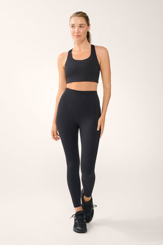 IMPACT ADJUSTABLE HIGH SUPPORT CROP BRA BLACK