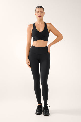 JGD CROP BRA BLACK