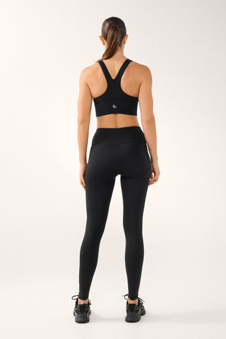 JGD CROP BRA BLACK