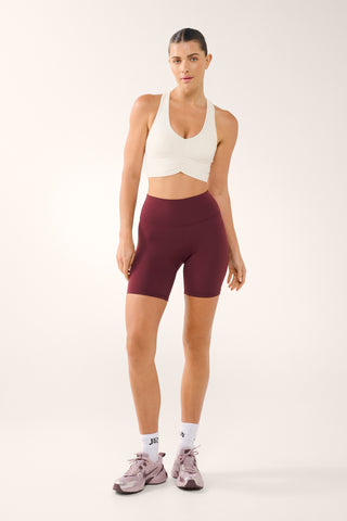 JGD CROP BRA SWAN WHITE