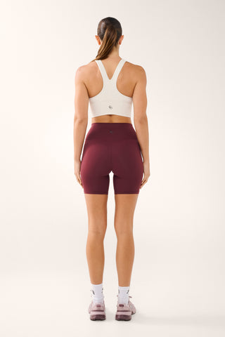 JGD CROP BRA SWAN WHITE