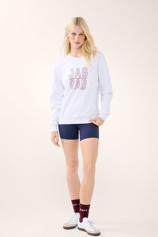 CLASSIC STACK SWEATER WHITE MARLE