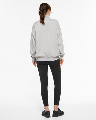 STUDIO HALF-ZIP SWEATER GREY