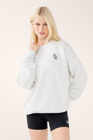 HYDE SIGNATURE SWEATER WHITE MARLE