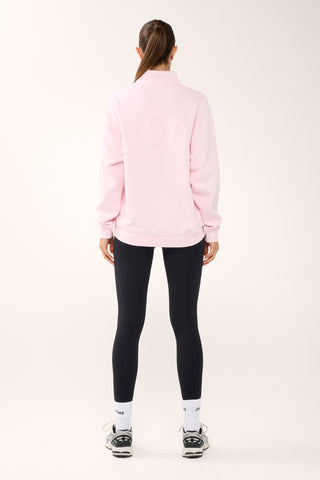 TERRAIN COLLARED SWEATER BARELY PINK