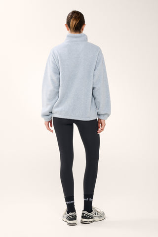 TERRAIN HALF-ZIP THERMAFLEECE SWEATER GREY MARLE