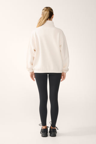 TERRAIN HALF-ZIP THERMAFLEECE SWEATER SWAN WHITE