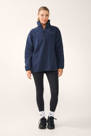 TERRAIN LONGLINE HALF-ZIP THERMAFLEECE SWEATER DARK NAVY