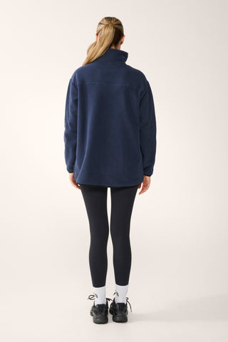 TERRAIN LONGLINE HALF-ZIP THERMAFLEECE SWEATER DARK NAVY