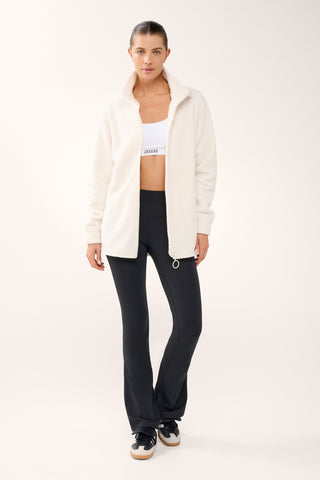 TERRAIN LONGLINE ZIP-THROUGH THERMAFLEECE JACKET SWAN WHITE