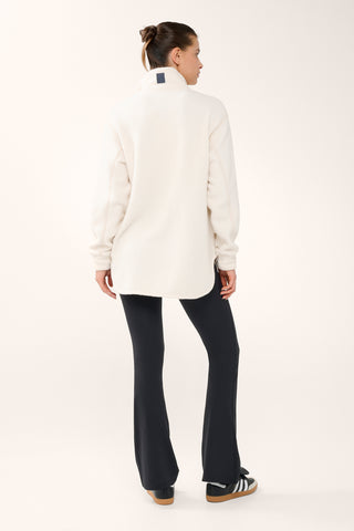 TERRAIN LONGLINE ZIP-THROUGH THERMAFLEECE JACKET SWAN WHITE