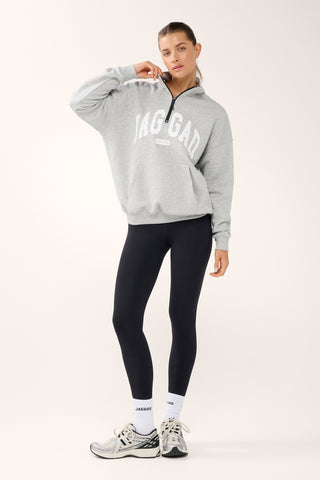 STUDIO HALF-ZIP SWEATER GREY