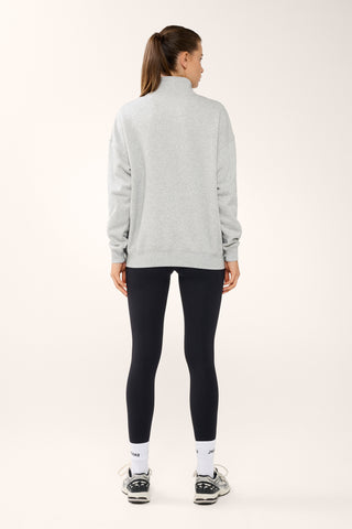STUDIO HALF-ZIP SWEATER GREY