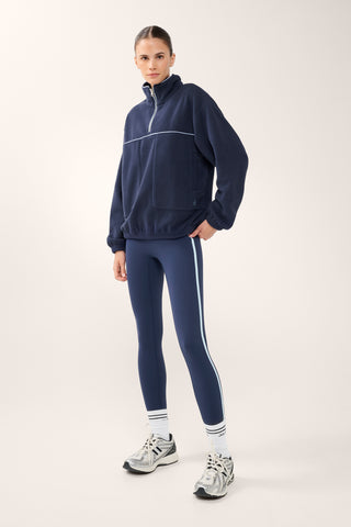 SAN DIEGO HALF-ZIP SWEATER DARK NAVY