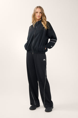 SAN DIEGO ZIP-THROUGH SWEATER BLACK