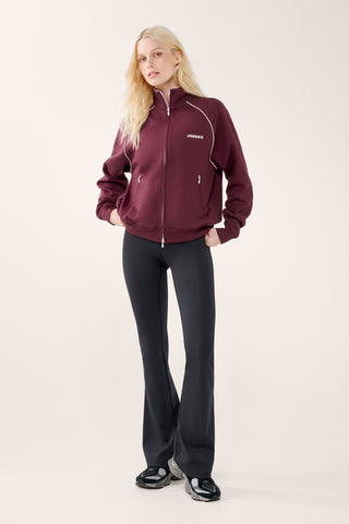 CHELSEA ZIP-THROUGH JACKET CHERRY