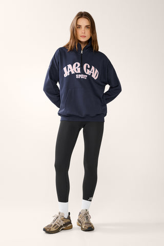 GRADUATE HALF-ZIP SIGNATURE SWEATER NVY