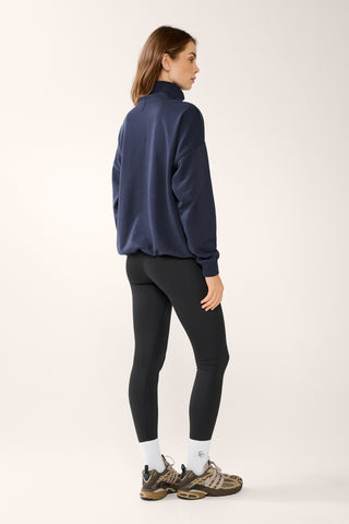 GRADUATE HALF-ZIP SIGNATURE SWEATER NVY