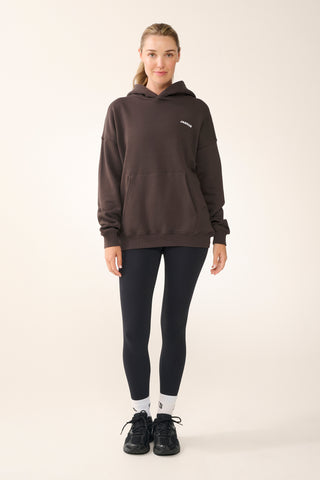CLASSIC OVERSIZED DELUXE HOODIE COFFEE BEAN