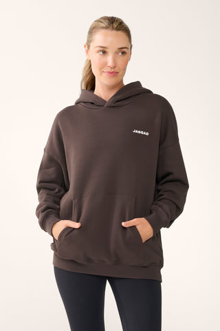 CLASSIC OVERSIZED DELUXE HOODIE COFFEE BEAN
