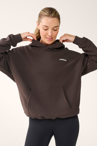 CLASSIC OVERSIZED DELUXE HOODIE COFFEE BEAN