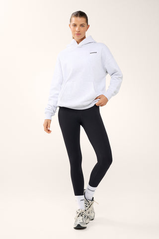 CLASSIC OVERSIZED DELUXE HOODIE WHITE MARLE