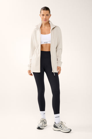 CLASS LONGLINE ZIP-THROUGH SCUBA JACKET STONE