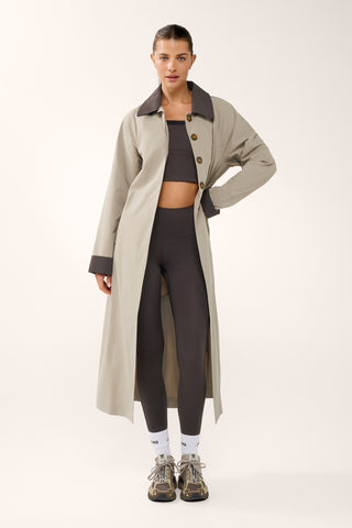 GREENWICH TRENCH COAT TAUPE