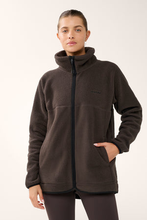 TERRAIN BOXY ZIP-THROUGH THERMAFLEECE JACKET COFFEE BEAN – Jaggad