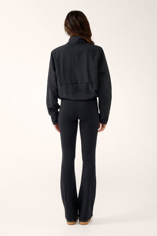 SOHO ZIP-THROUGH SPRAY JACKET BLACK