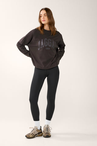 COLLEGIATE SIGNATURE SWEATER CHOCOLATE