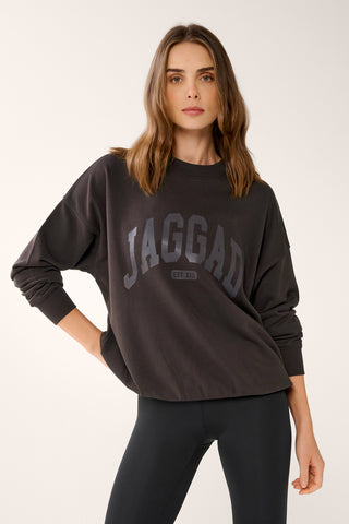 COLLEGIATE SIGNATURE SWEATER CHOCOLATE