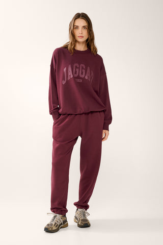 COLLEGIATE SIGNATURE SWEATER CHERRY