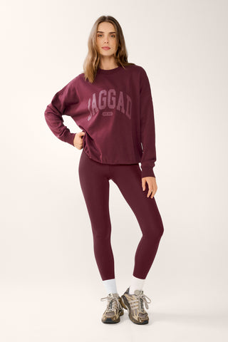 COLLEGIATE SIGNATURE SWEATER CHERRY