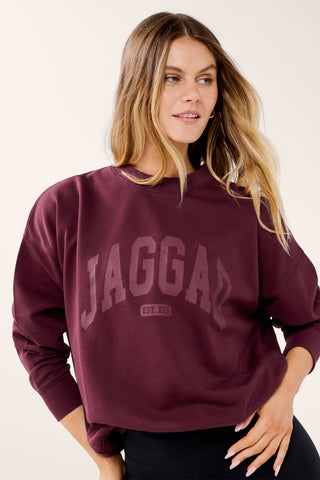 COLLEGIATE SIGNATURE SWEATER CHERRY