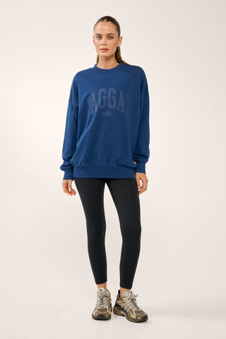 COLLEGIATE SIGNATURE SWEATER COLLEGE BLUE