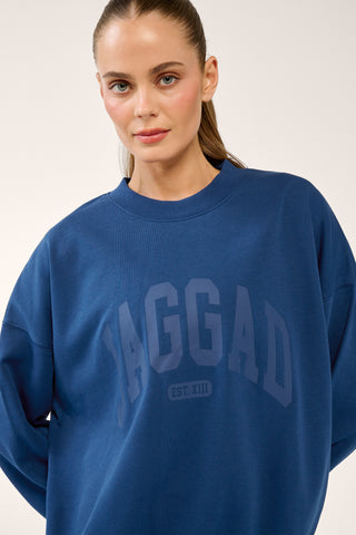 COLLEGIATE SIGNATURE SWEATER COLLEGE BLUE